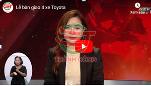 Lễ bàn giao 4 xe Toyota