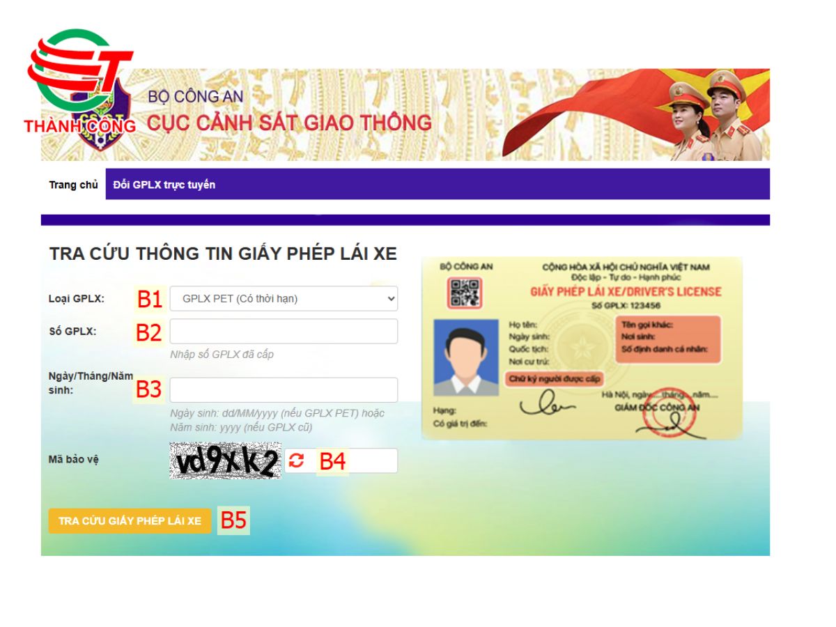 Cách tra cứu số giấy phép lái xe online chính xác nhất